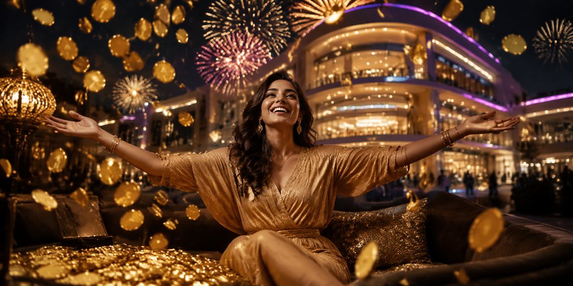Mobile Aviator game betting neon lights in Delhi casino