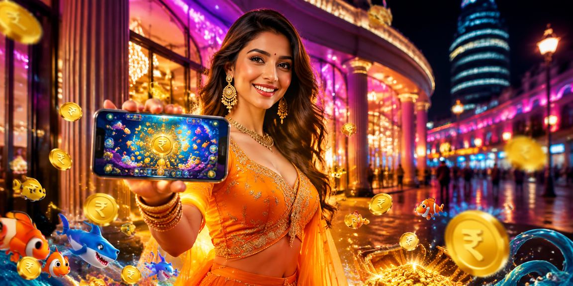 Mobile interface showing gaming and betting in Delhi urban setting